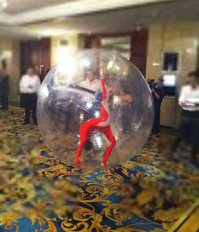 Acrobat in Balloon
